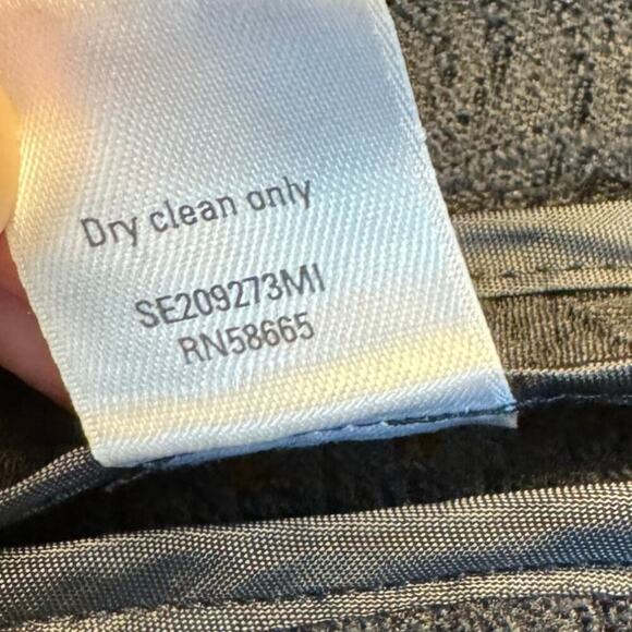 Semantiks Textured Jacquard Blazer Belted Jacket Women's sz S Elegant Old Money - Picture 14 of 14